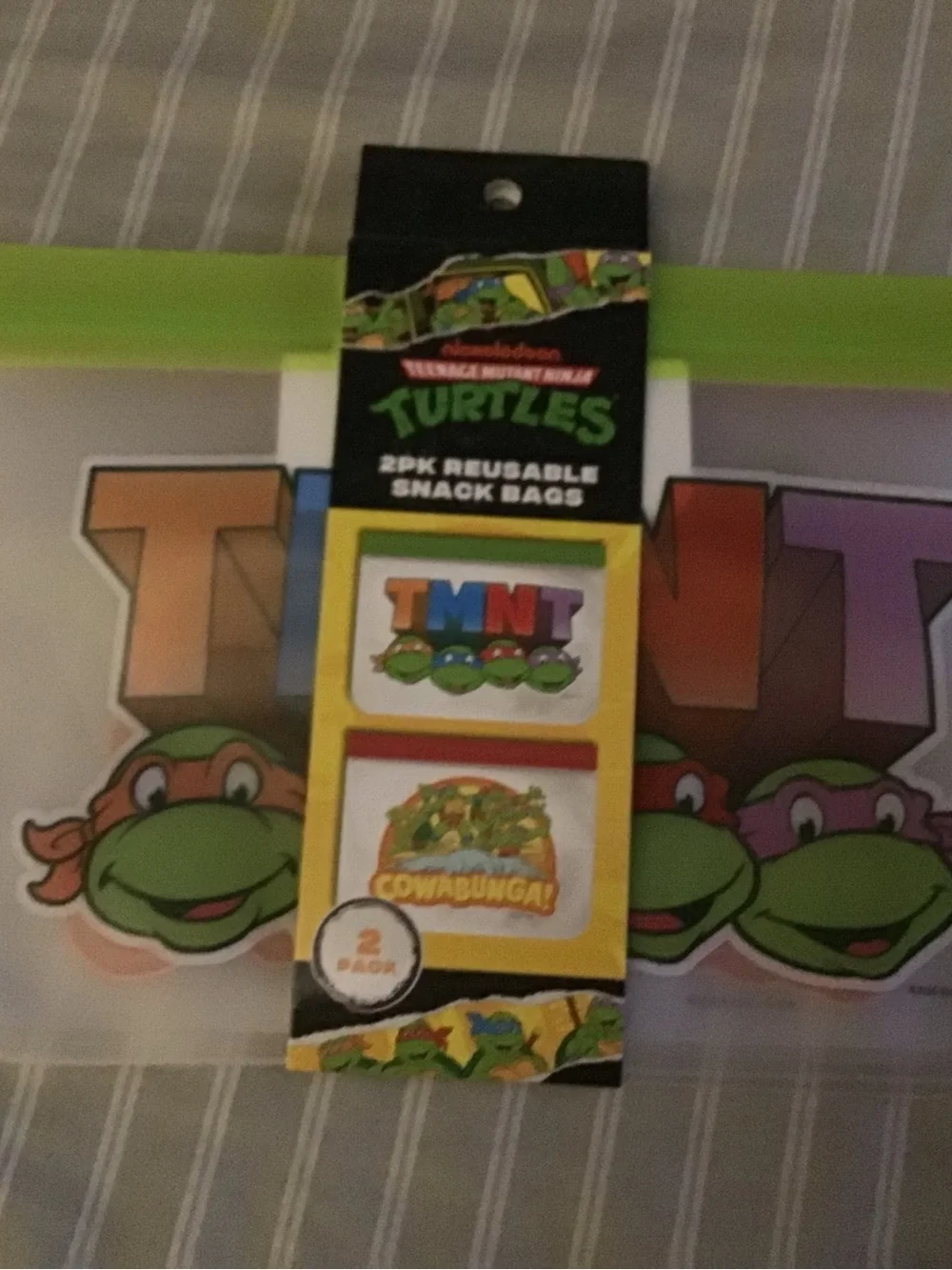 Teenage Mutant Ninja Turtles reusable snack storage bags